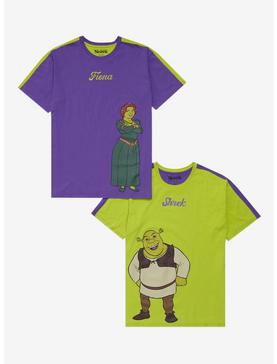 Shrek Fiona Portrait Duo-Tone Couples T-Shirt - BoxLunch Exclusive , , hi-res