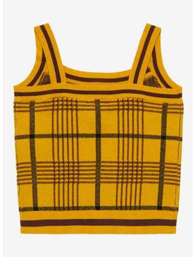 Plus Size Harry Potter Hufflepuff Plaid Knit Tank Top - BoxLunch Exclusive, , hi-res