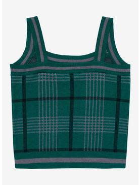 Harry Potter Slytherin Plaid Knit Tank Top - BoxLunch Exclusive, , hi-res