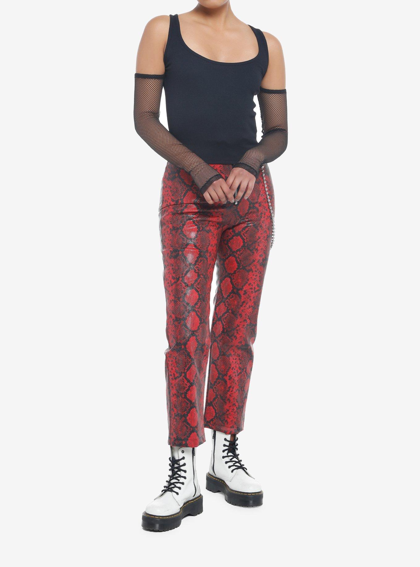 Black Mesh Cold Shoulder Girls Crop Tank Top, BLACK, alternate