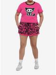 Skelanimals Kit Girls Baby T-Shirt Plus Size, BLACK, alternate