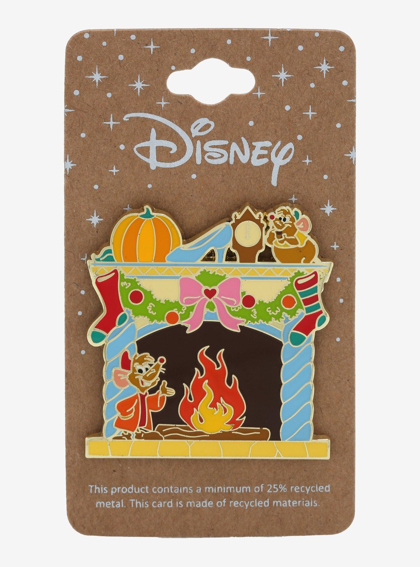 Disney Cinderella Holiday Fireplace Enamel Pin - BoxLunch Exclusive, , alternate