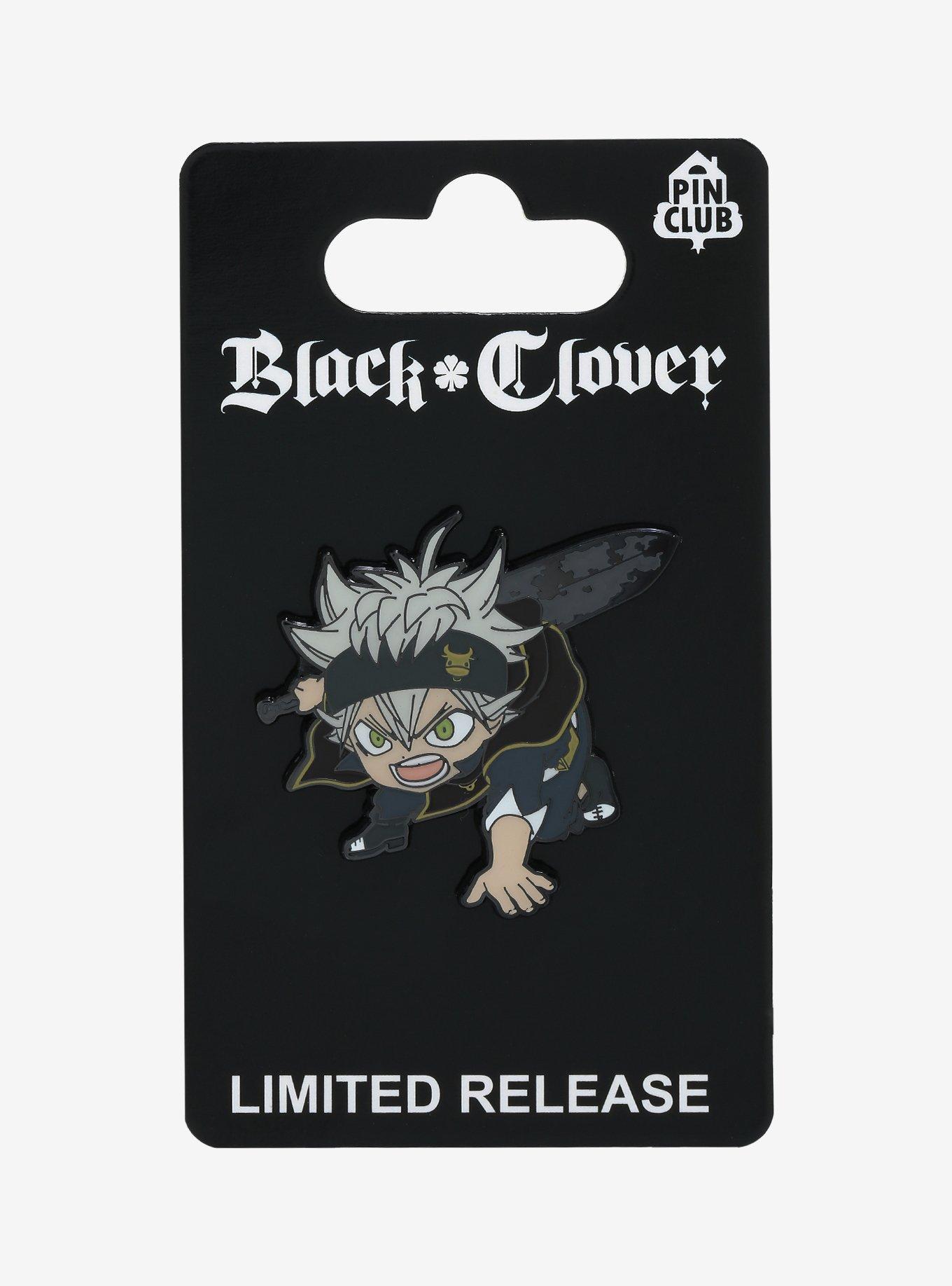 Black Clover Chibi Asta Enamel Pin, , alternate