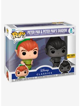 Plus Size Funko Disney Peter Pan Pop! Peter And Shadow Vinyl Figure Set Hot Topic Exclusive, , hi-res