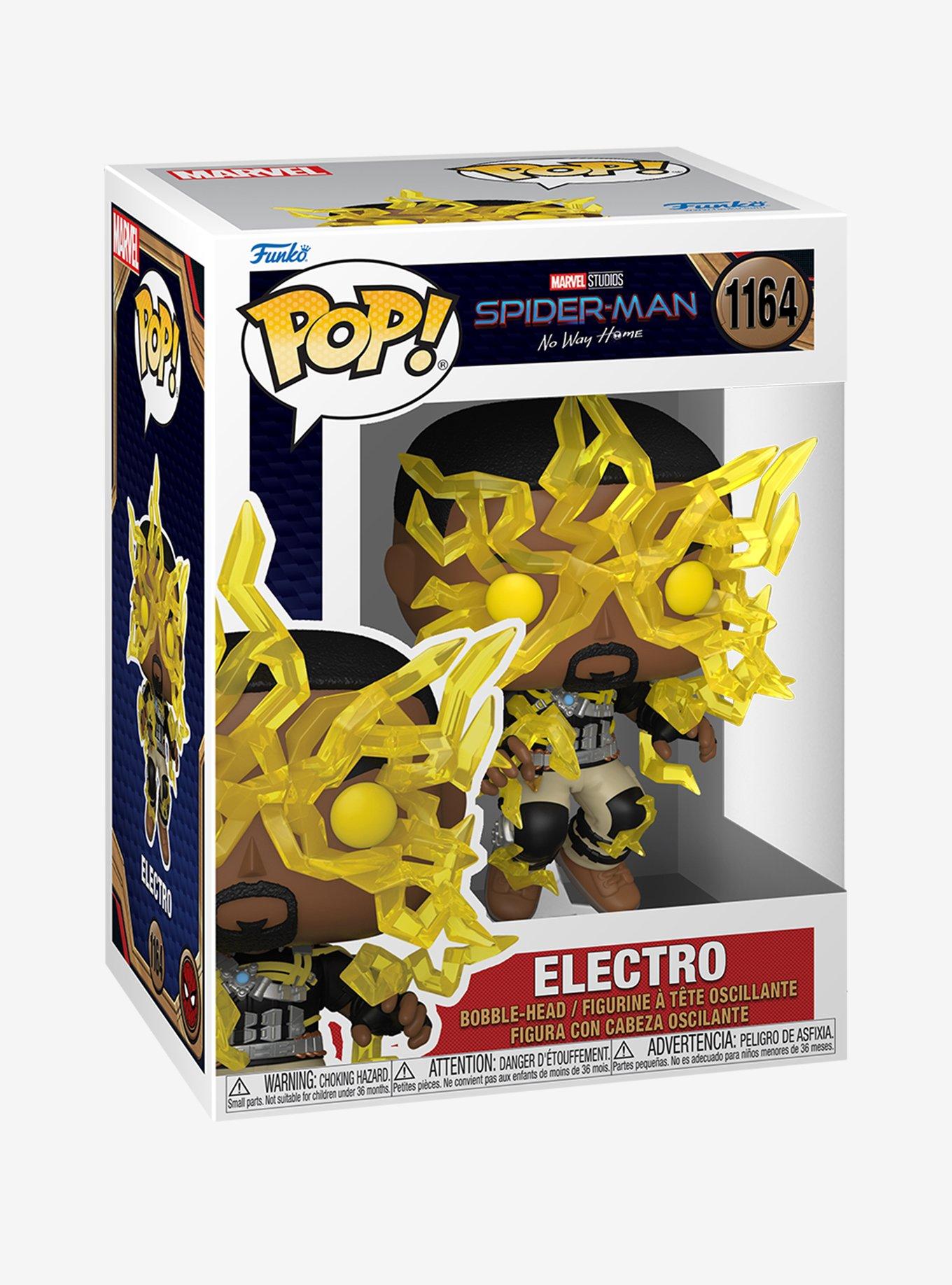 Funko Pop! Spider-Man: No Way Home Electro Vinyl Bobble-Head, , alternate