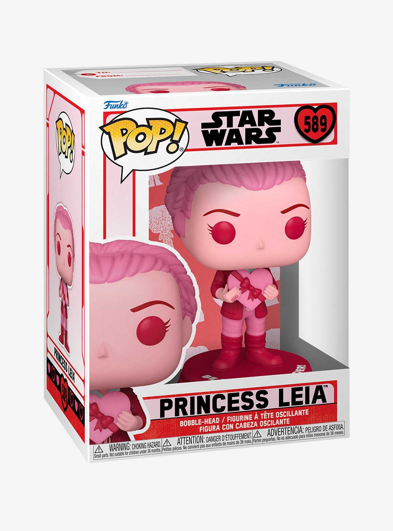 Funko Pop! Star Wars Princess Leia (Valentine’s Day) Vinyl Bobble-Head , , hi-res