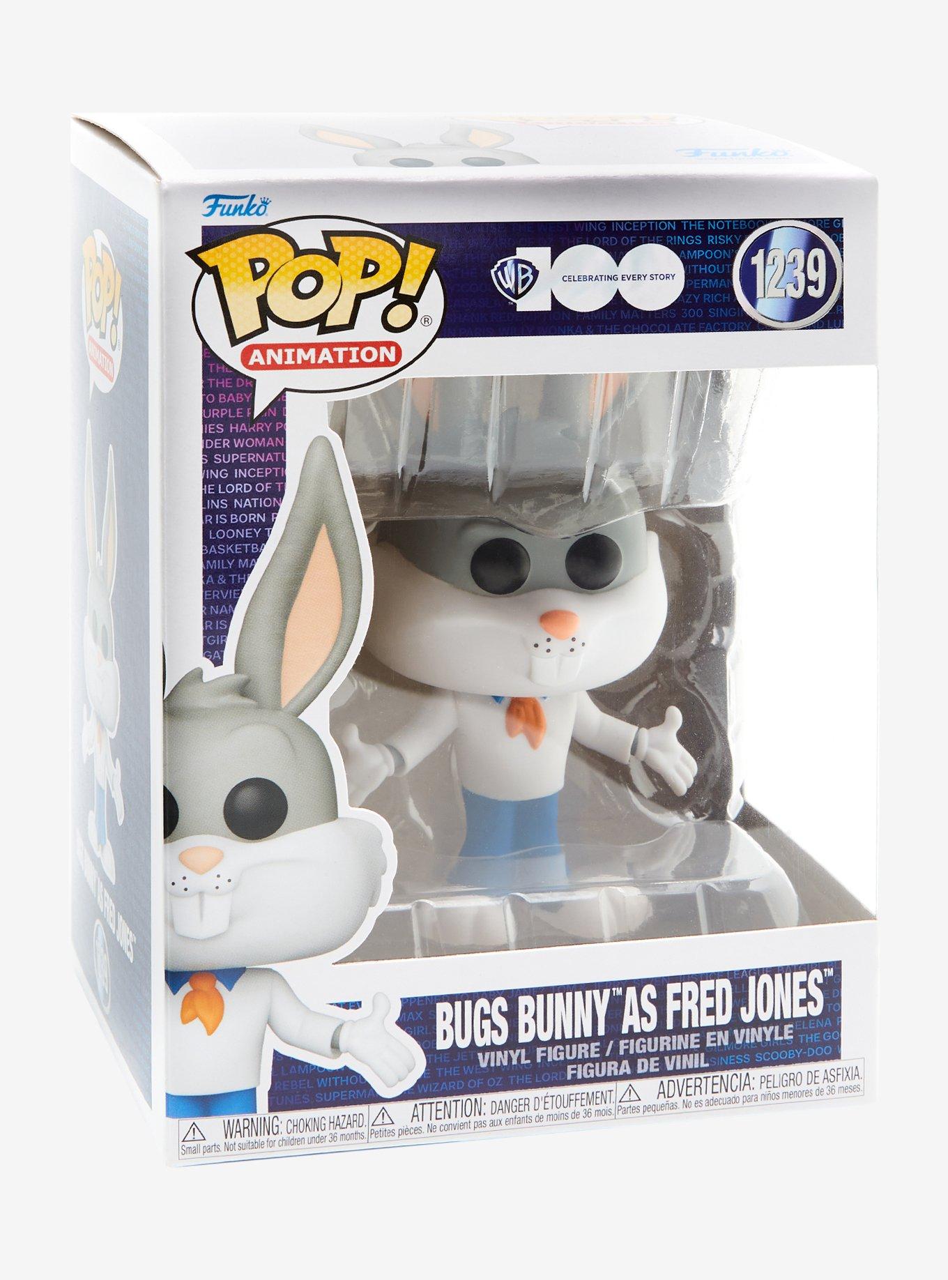 Funko Pop! Animation Warner Bros. 100 Bugs Bunny as Fred Jones Vinyl Figure, , alternate