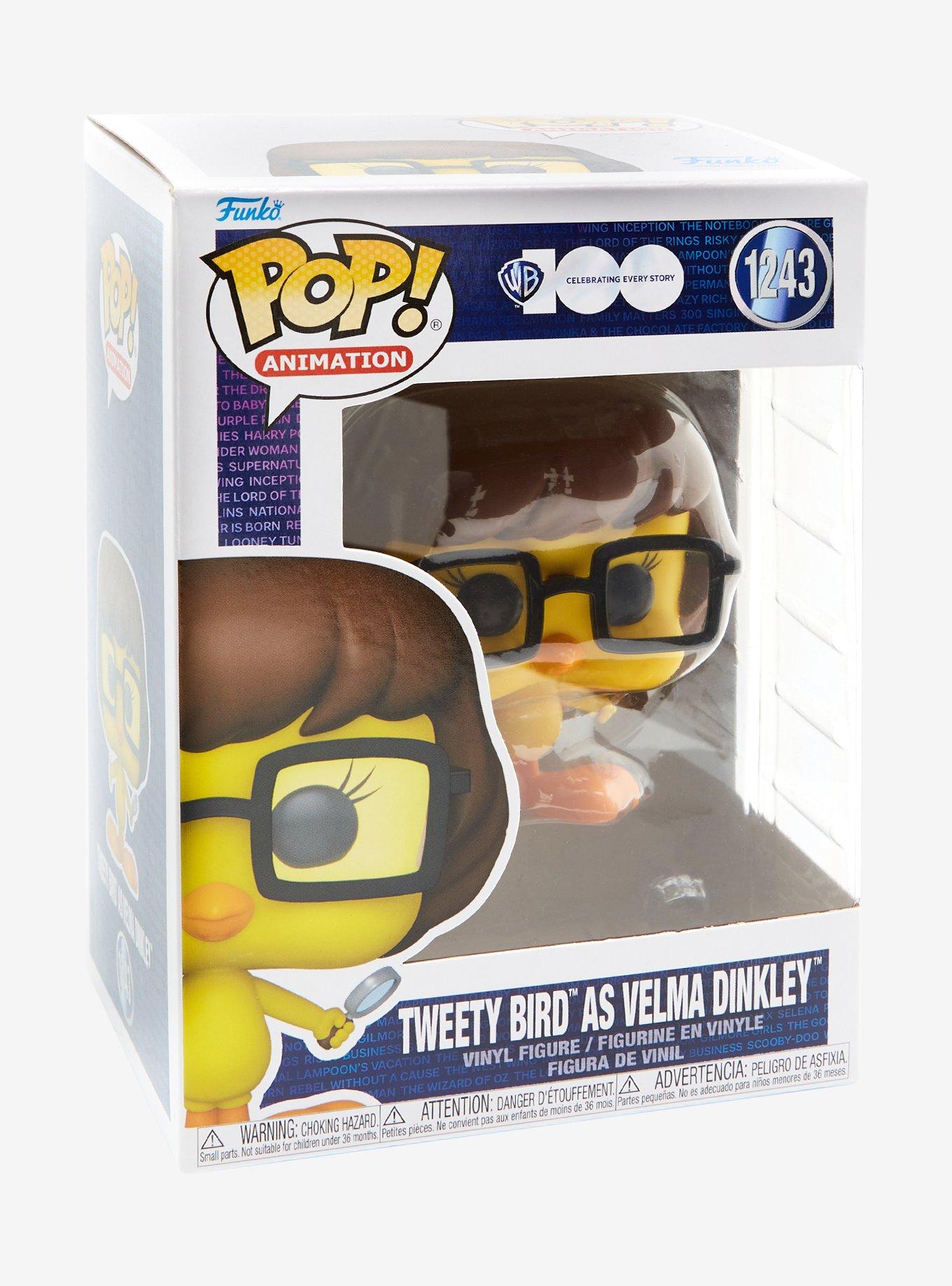 Funko Pop! Animation Warner Bros. 100 Tweety Bird as Velma Dinkley Vinyl Figure , , alternate
