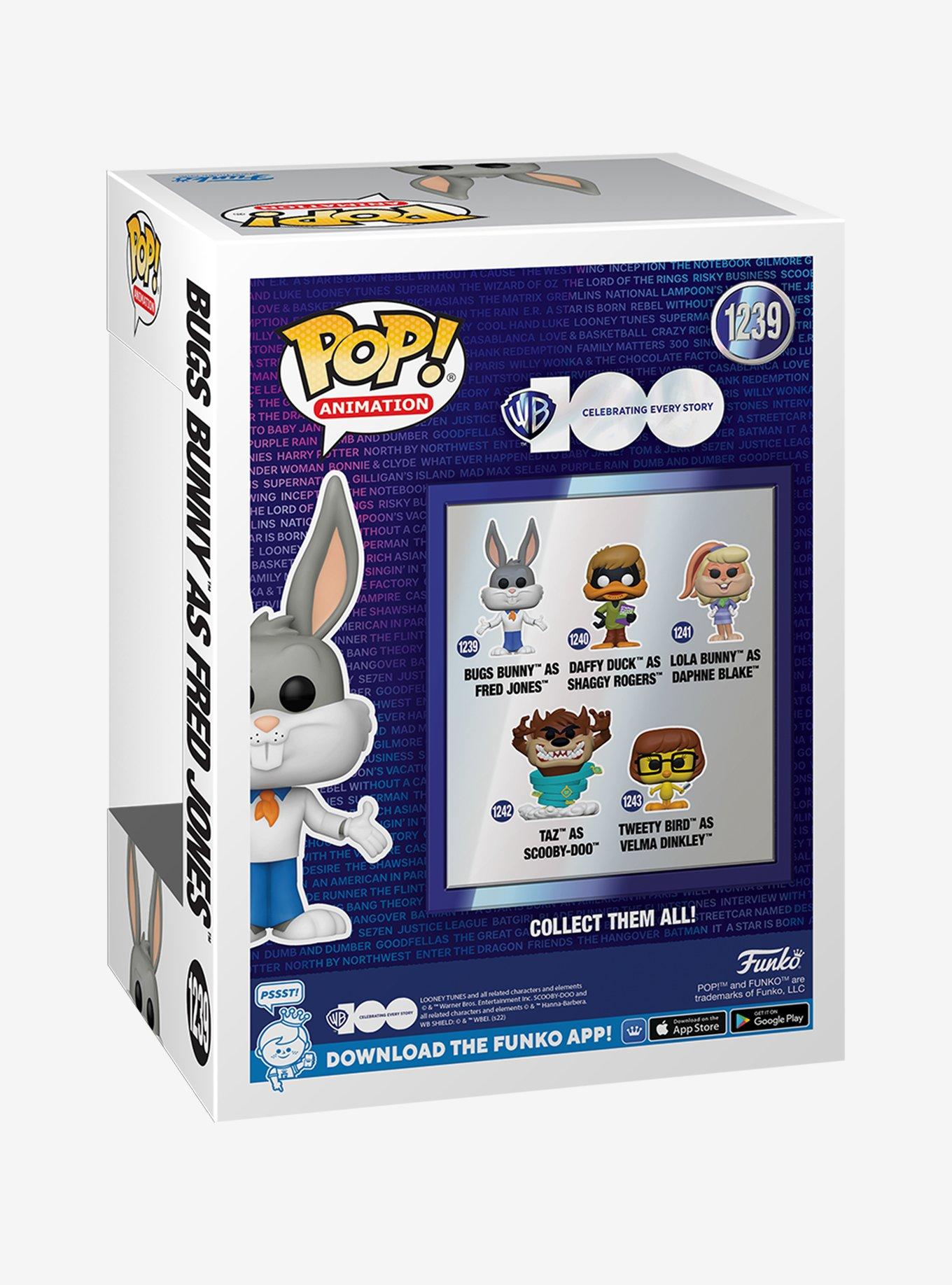 Funko Looney Tunes Pop! Animation Bugs Bunny As Fred Jones Vinyl Figure, , alternate