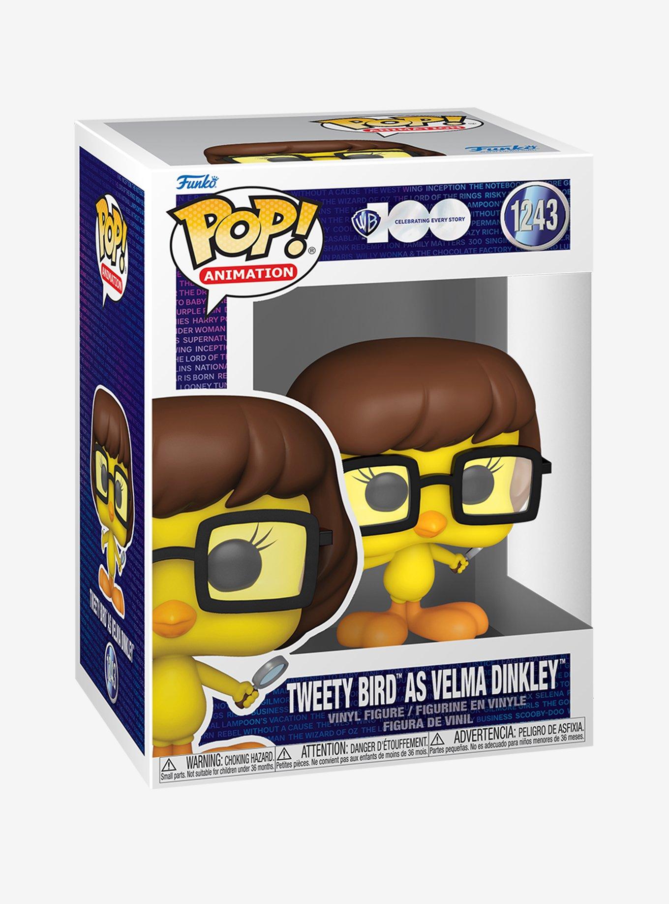 Funko Looney Tunes Pop! Animation Tweety Bird As Velma Dinkley Vinyl Figure, , alternate