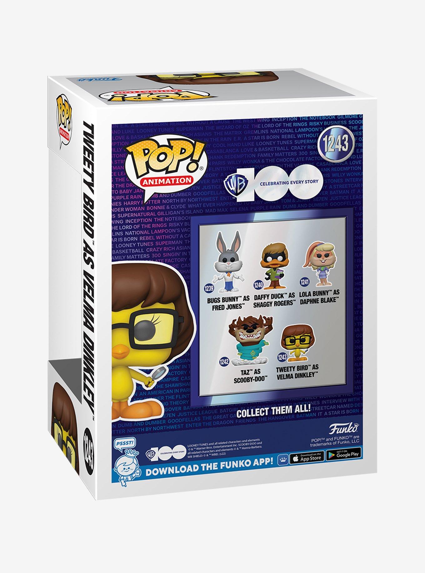 Funko Looney Tunes Pop! Animation Tweety Bird As Velma Dinkley Vinyl Figure, , alternate