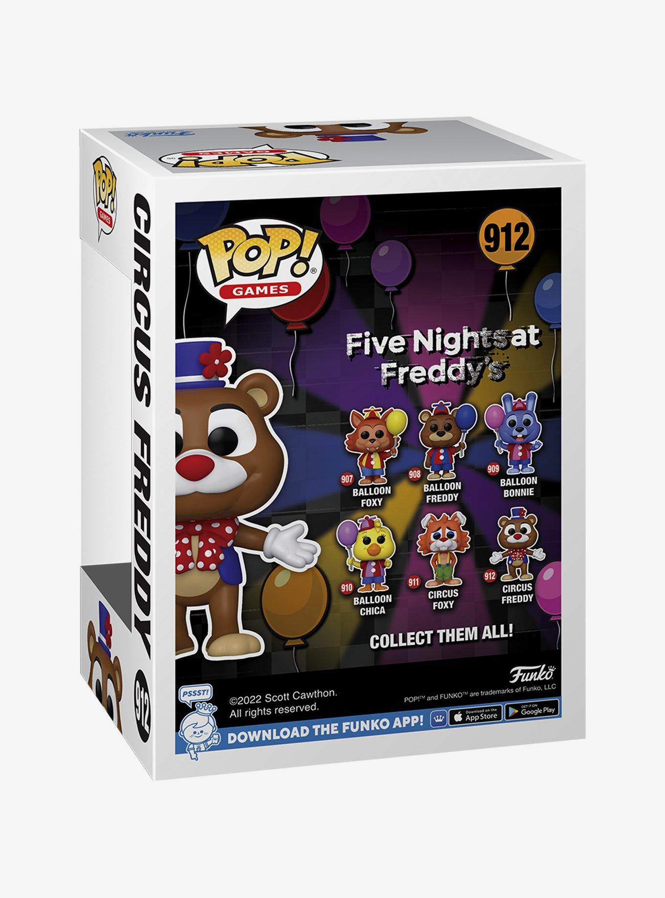 Funko Five Nights At Freddy's Pop! Games Circus Freddy Vinyl Figure, , alternate