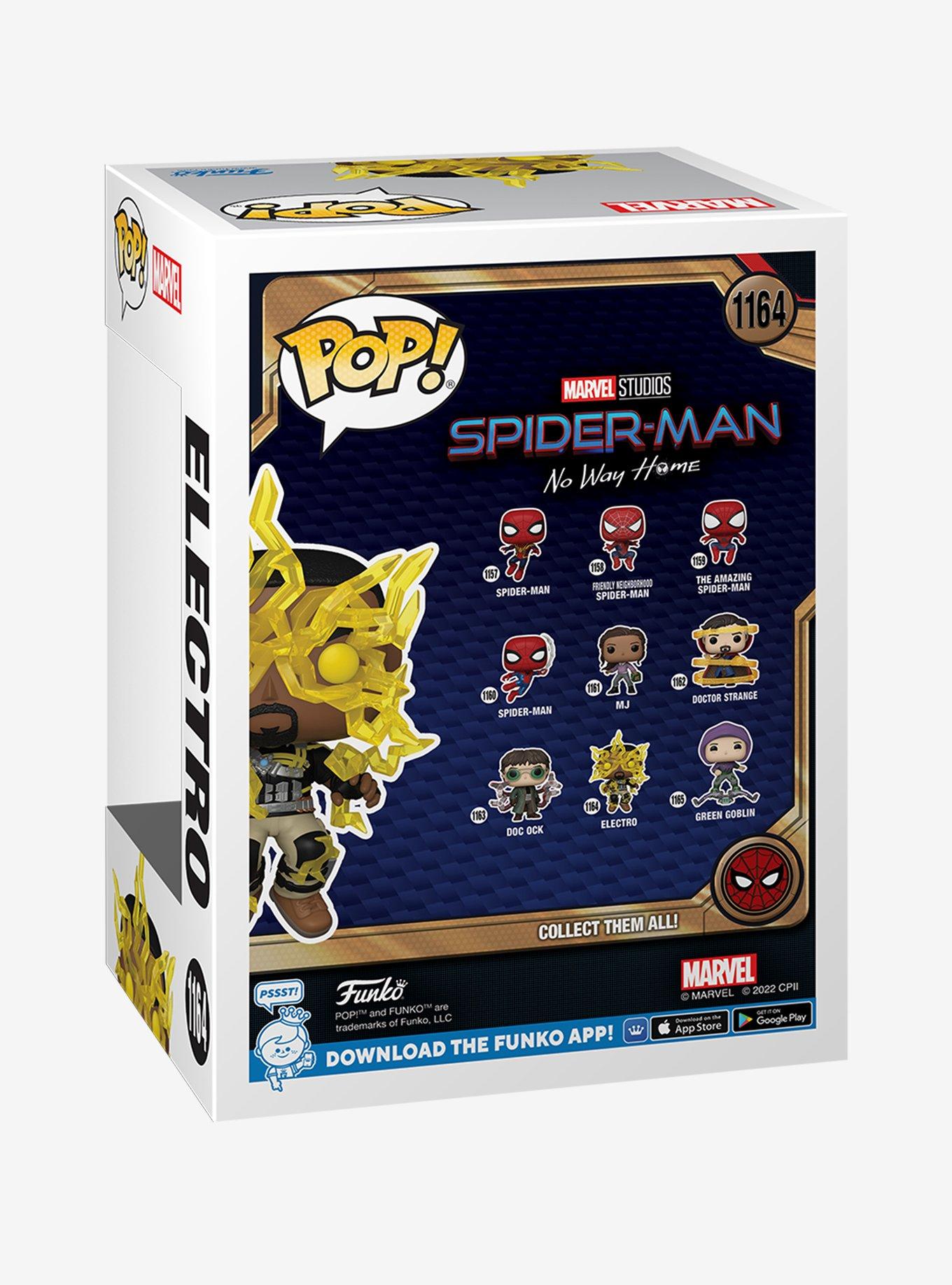 Funko Marvel Spider-Man: No Way Home Pop! Electro Vinyl Bobble-Head, , alternate