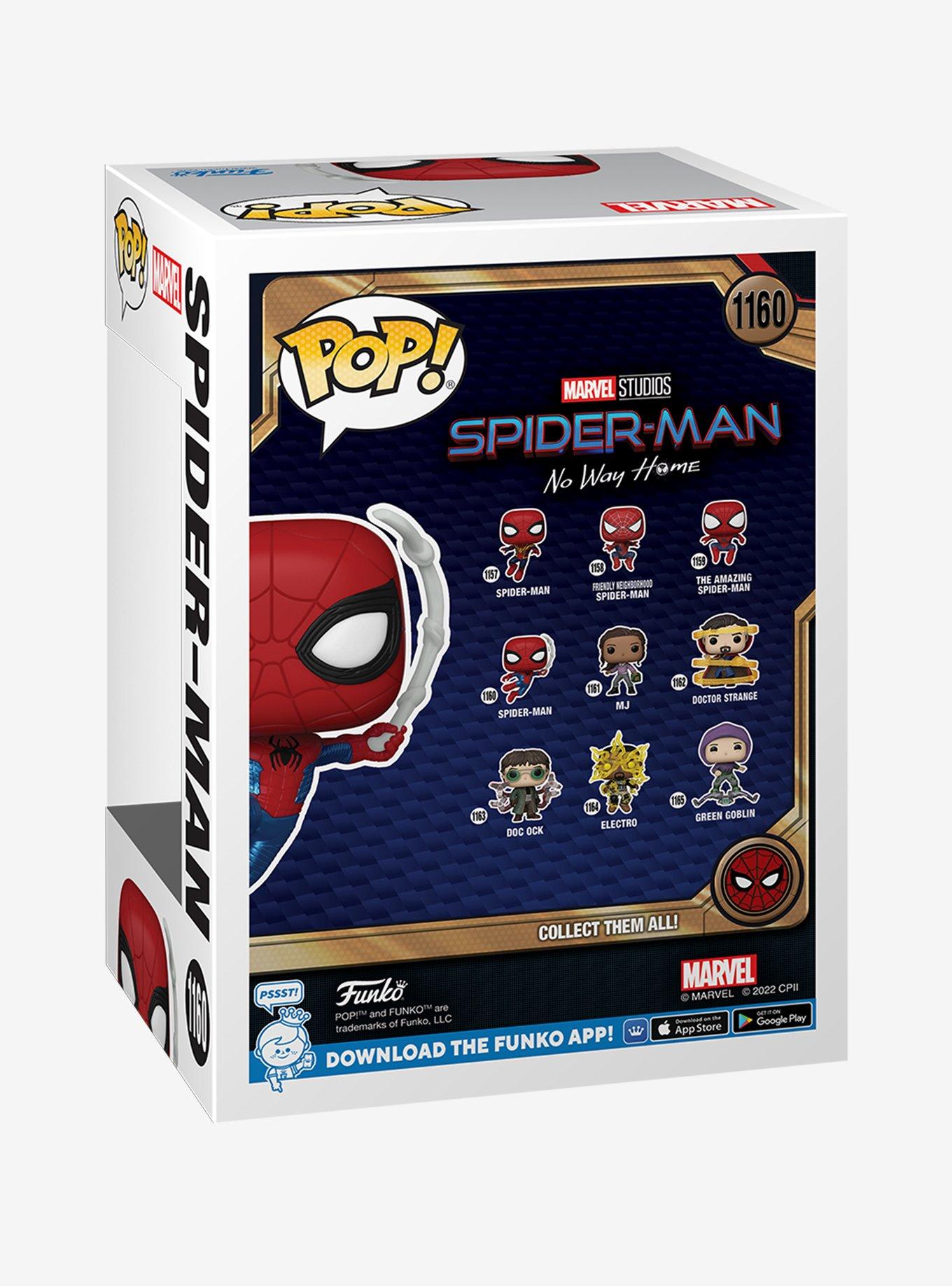 Funko Marvel Spider-Man: No Way Home Pop! Spider-Man Vinyl Bobble-Head, , alternate