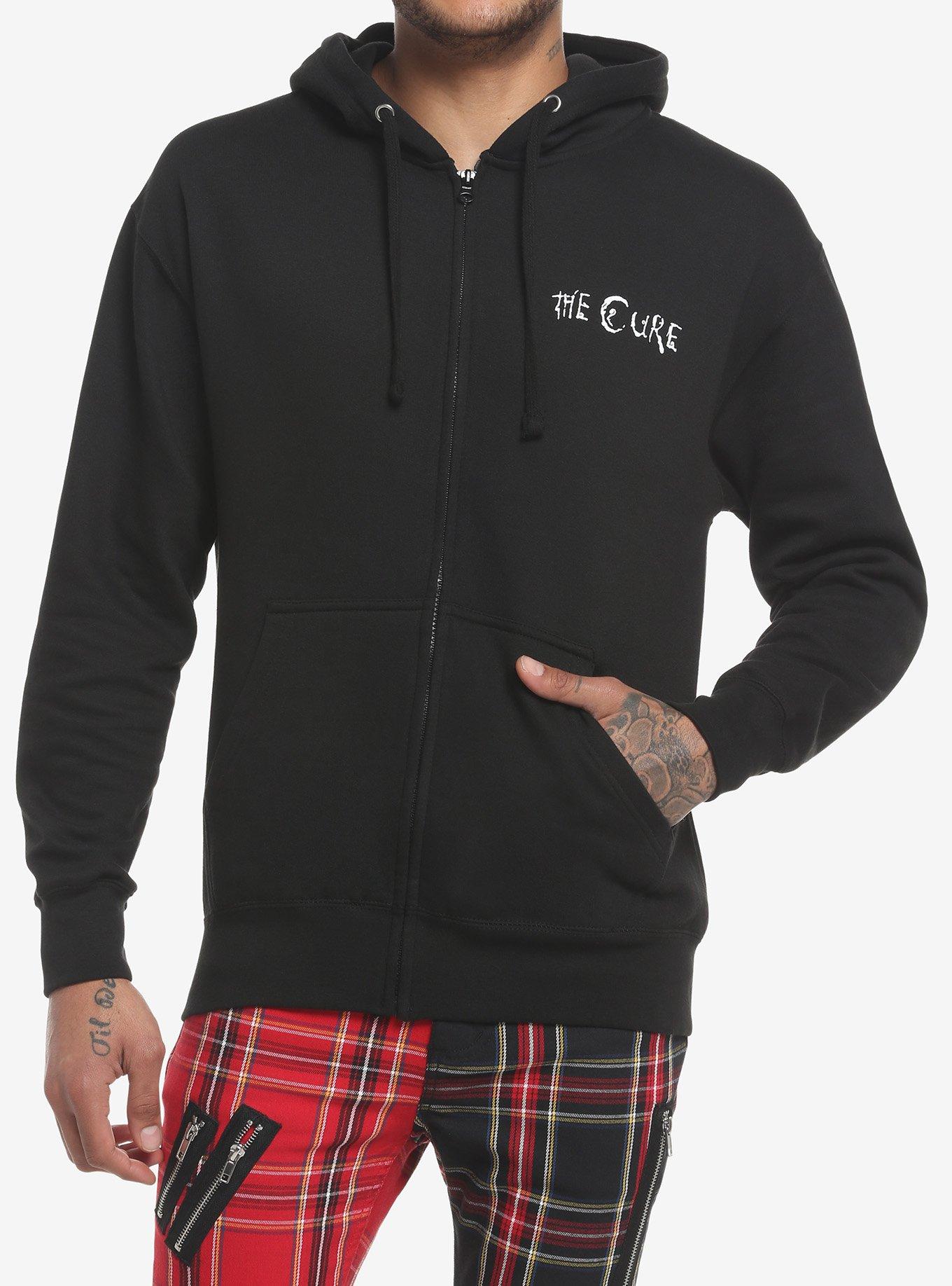 The Cure Live In 1984 Hoodie, BLACK, alternate