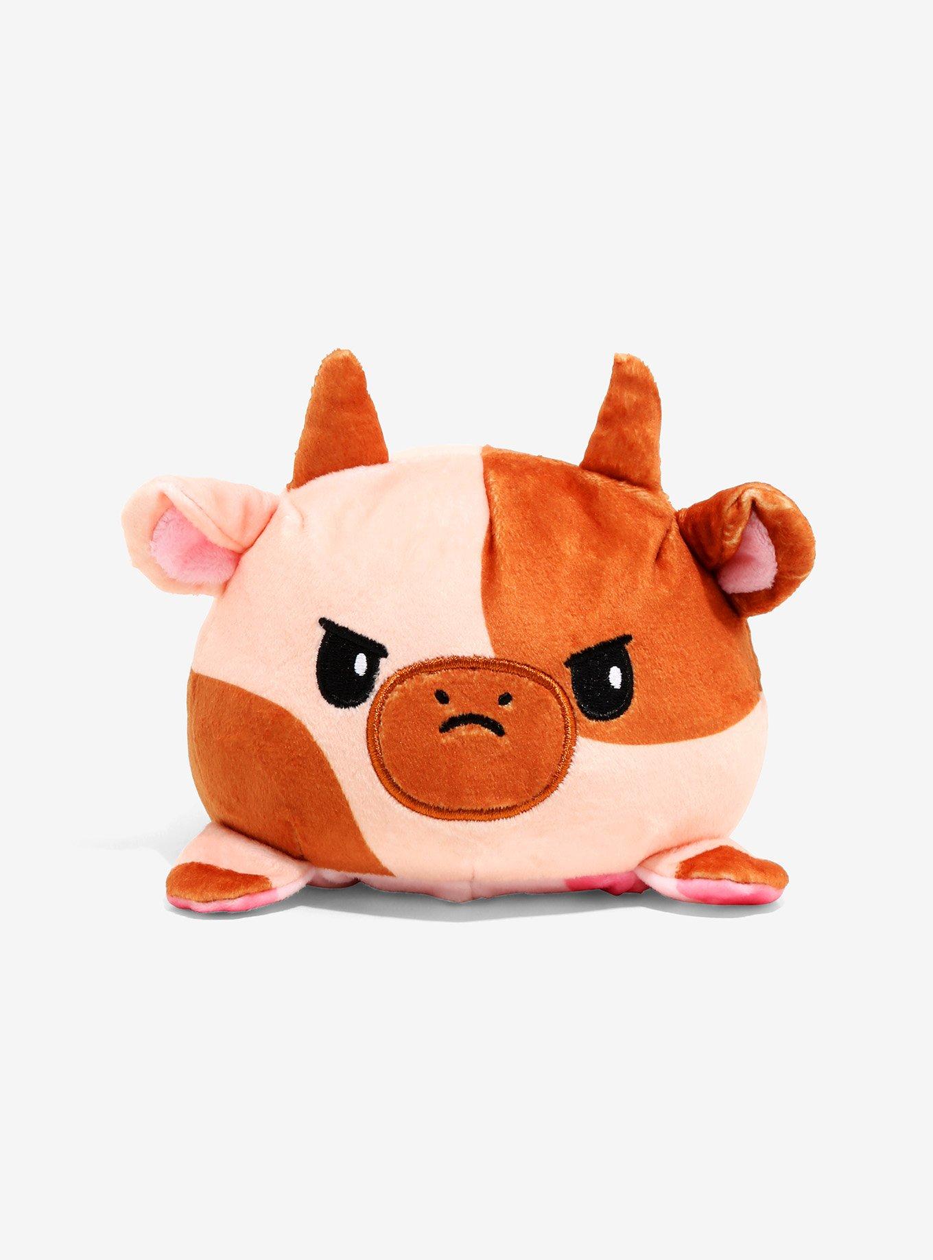 TeeTurtle Chocolate Strawberry Cow Reversible Plush - BoxLunch Exclusive, , alternate