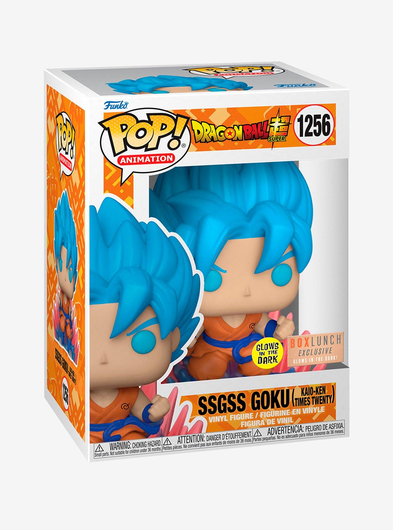Funko Pop! Animation Dragon Ball Super SSGSS Goku (Kaio-Ken Times Twenty) Glow-in-the-Dark Vinyl Figure - BoxLunch Exclusive, , alternate