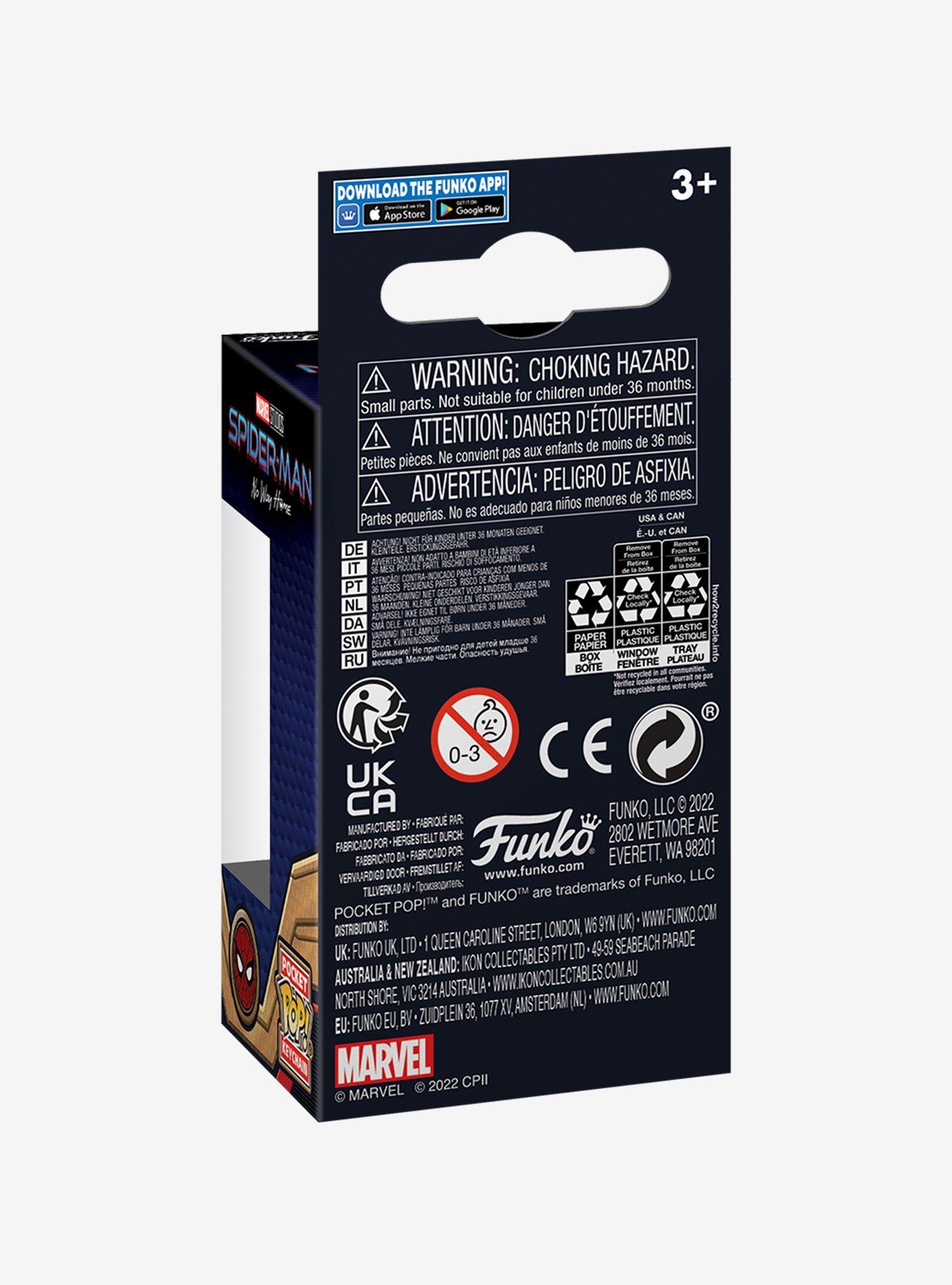 Funko Marvel Spider-Man: No Way Home Pocket Pop! Friendly Neighborhood Spider-Man Key Chain, , alternate