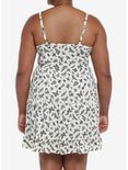 Ivory Insects Strappy Mini Dress Plus Size, IVORY, alternate