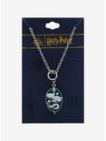 Harry Potter Slytherin Pendant Necklace - BoxLunch Exclusive, , alternate