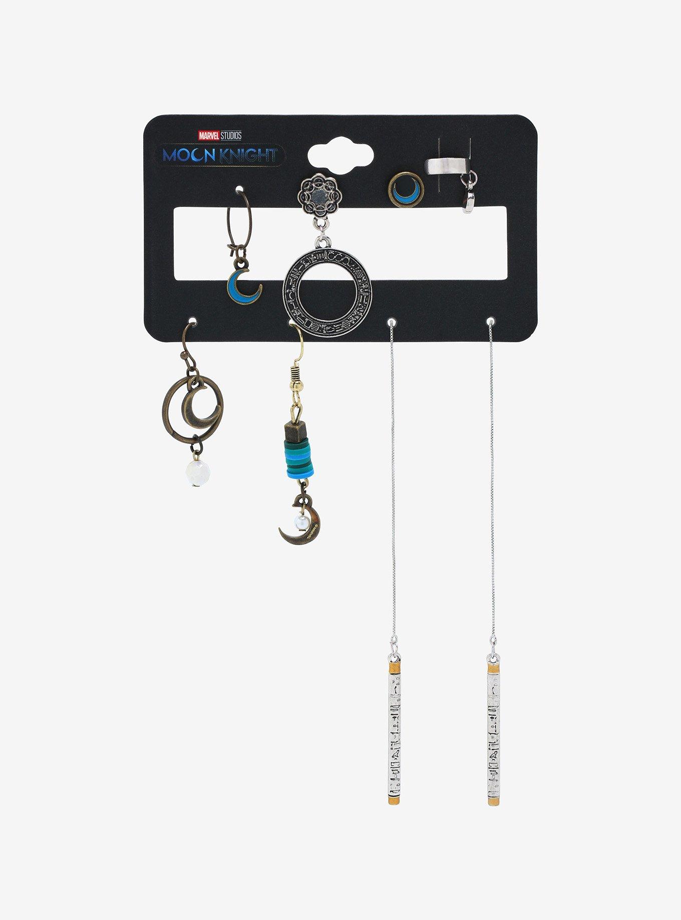 Marvel Moon Knight Mix & Match Earring Set - BoxLunch Exclusive, , alternate