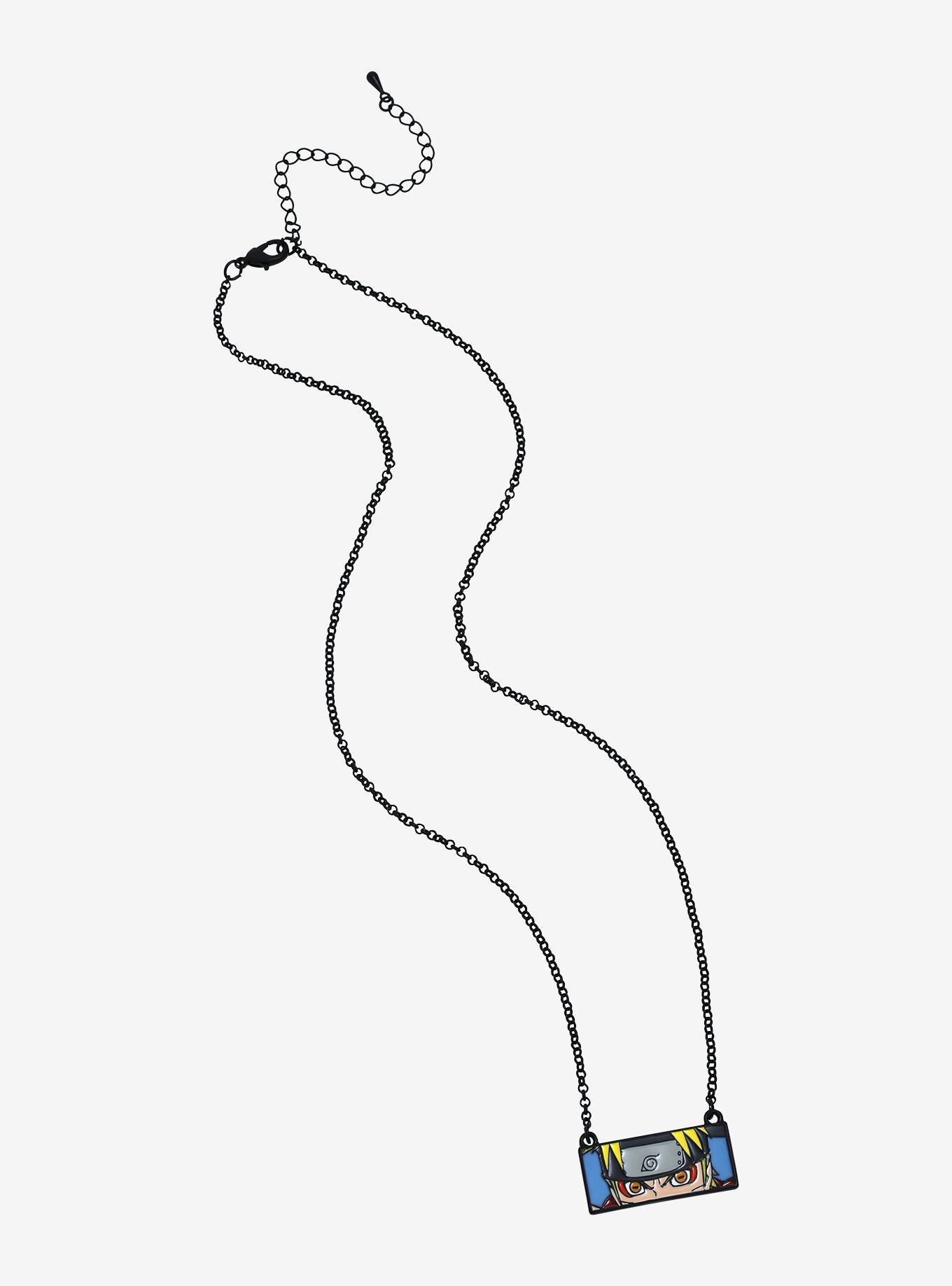 Naruto Shippuden Sage Mode Eyes Pendant Necklace - BoxLunch Exclusive, , alternate