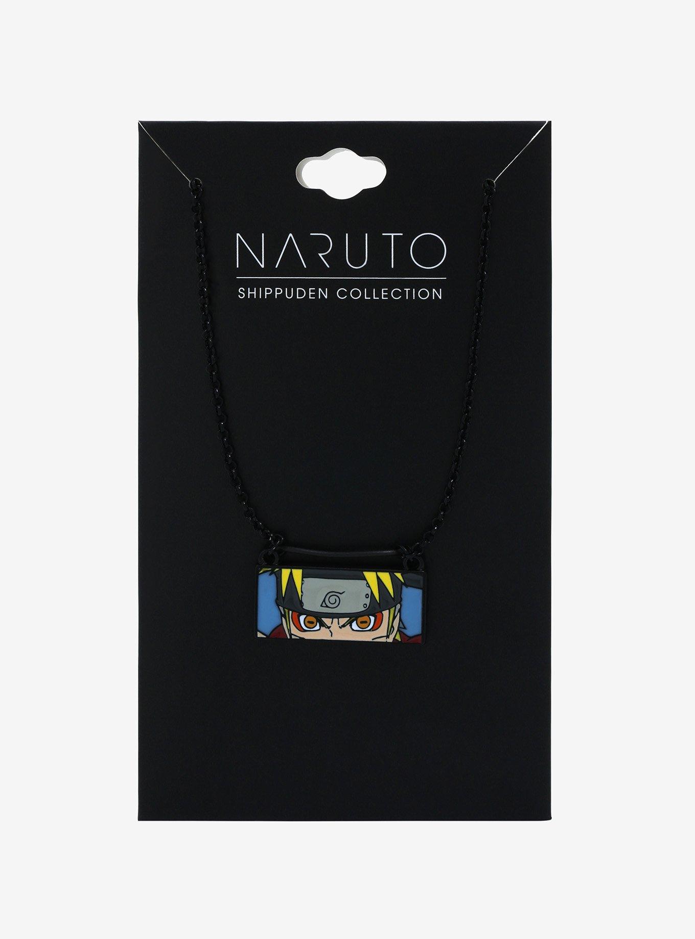 Naruto Shippuden Sage Mode Eyes Pendant Necklace - BoxLunch Exclusive, , alternate