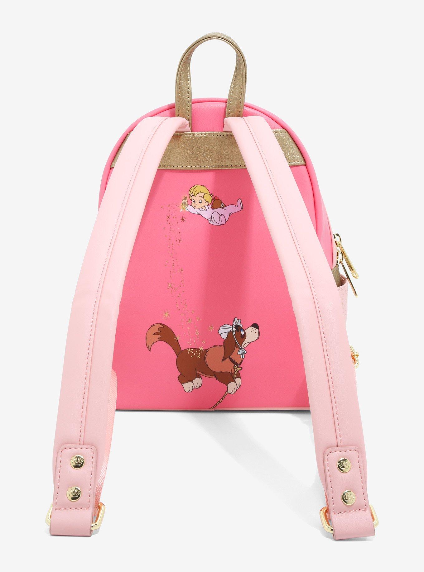 Loungefly Disney Peter Pan 70th Anniversary Group Portrait Mini Backpack, , alternate - view 3