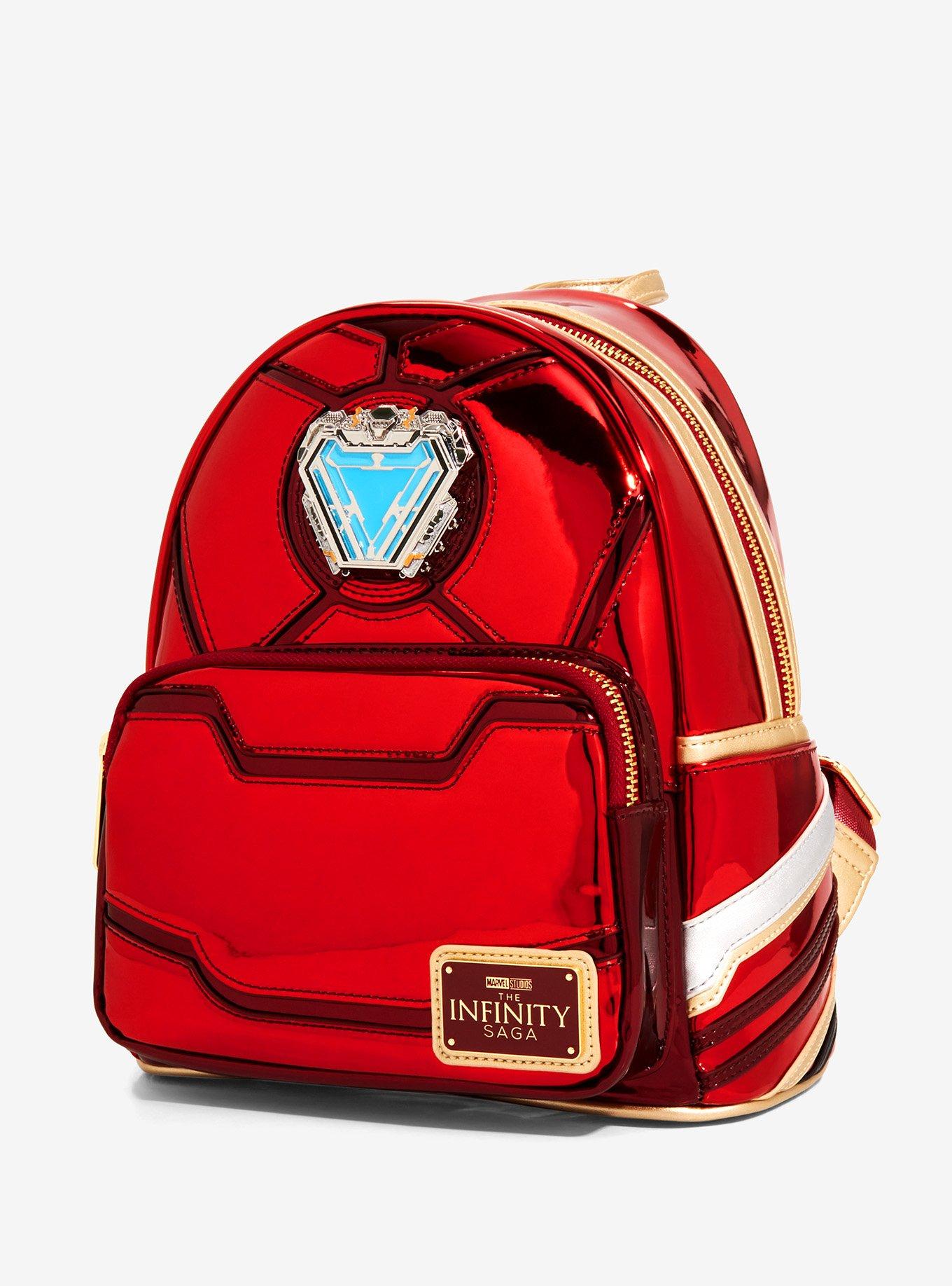 Loungefly Marvel The Infinity Saga Iron Man 15th Anniversary Mini Backpack, , alternate