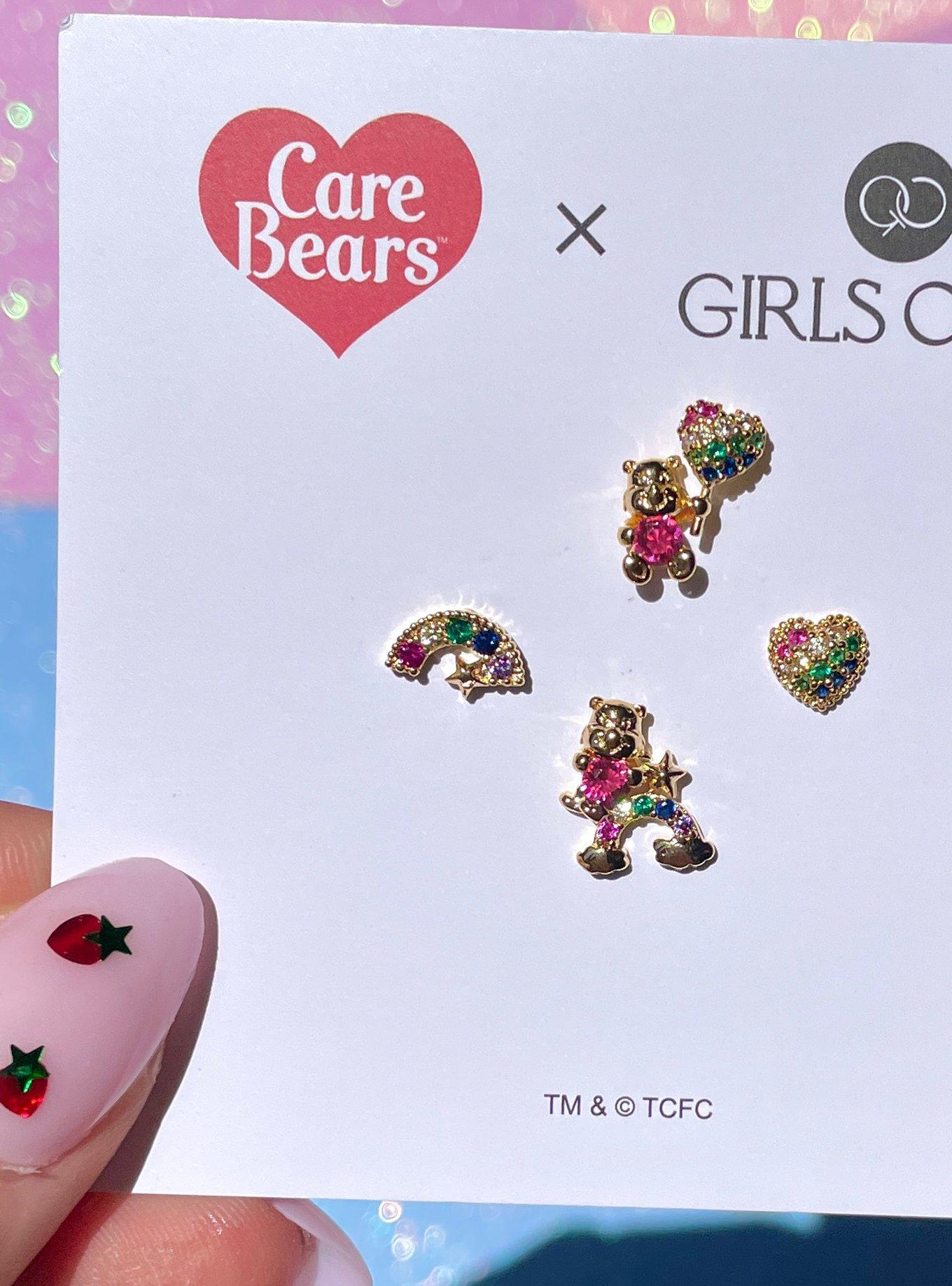 Care Bears X Girls Crew Rainbow Mismatch Earring Set, , alternate