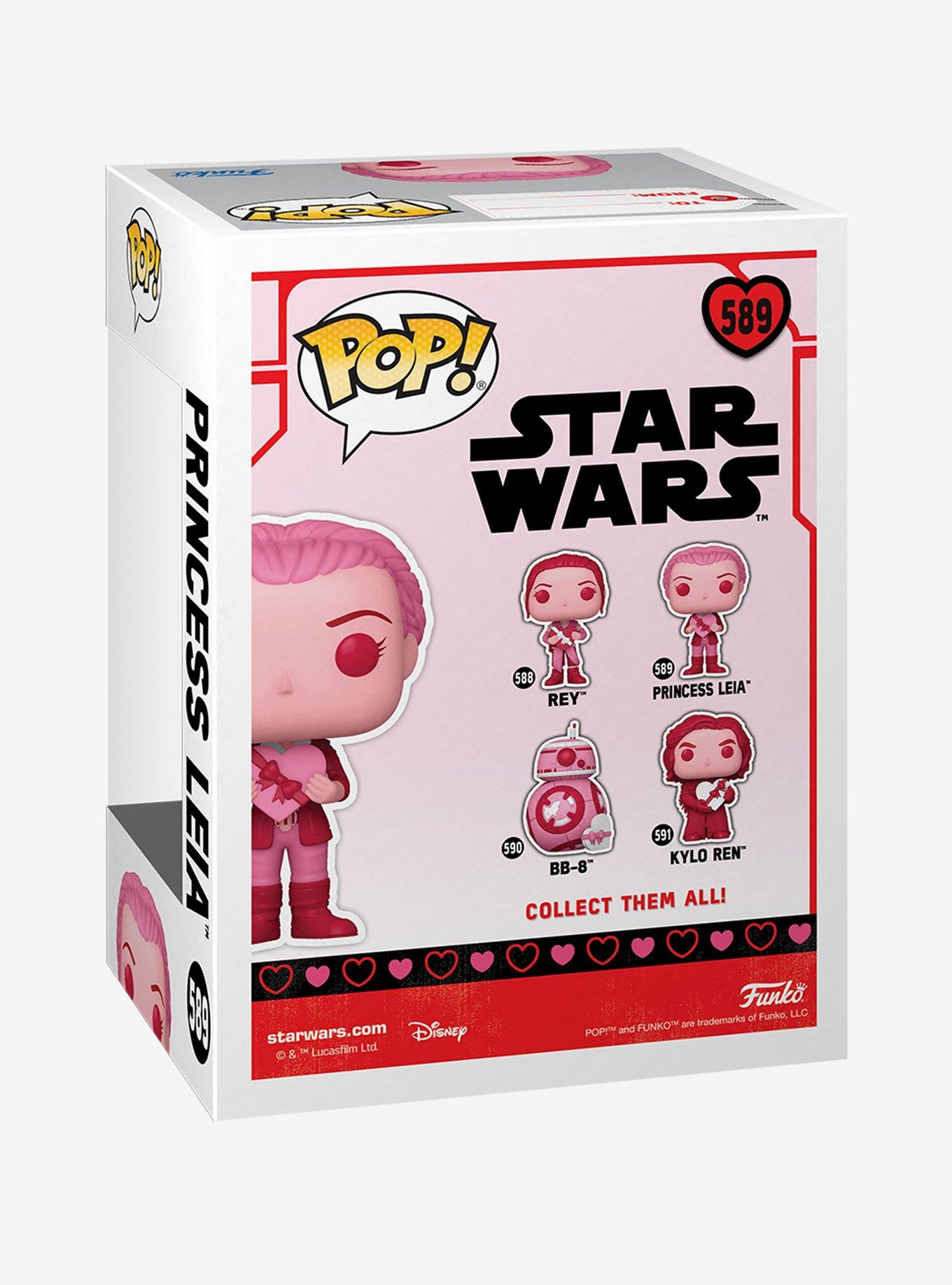 Funko Star Wars: Valentines Pop! Princess Leia Vinyl Bobble-Head, , alternate