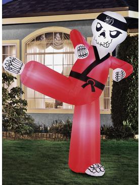 Karate Skeleton 6.5-foot Inflatable Airblown, , hi-res