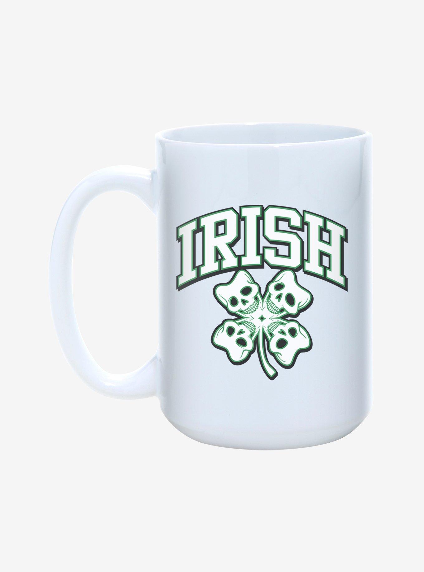 St. Paddy's Irish Skull Clover Mug 15oz, , hi-res