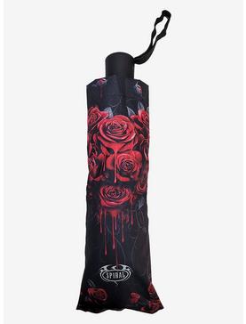 Blood Rose Compact Travel Umbrella, , hi-res
