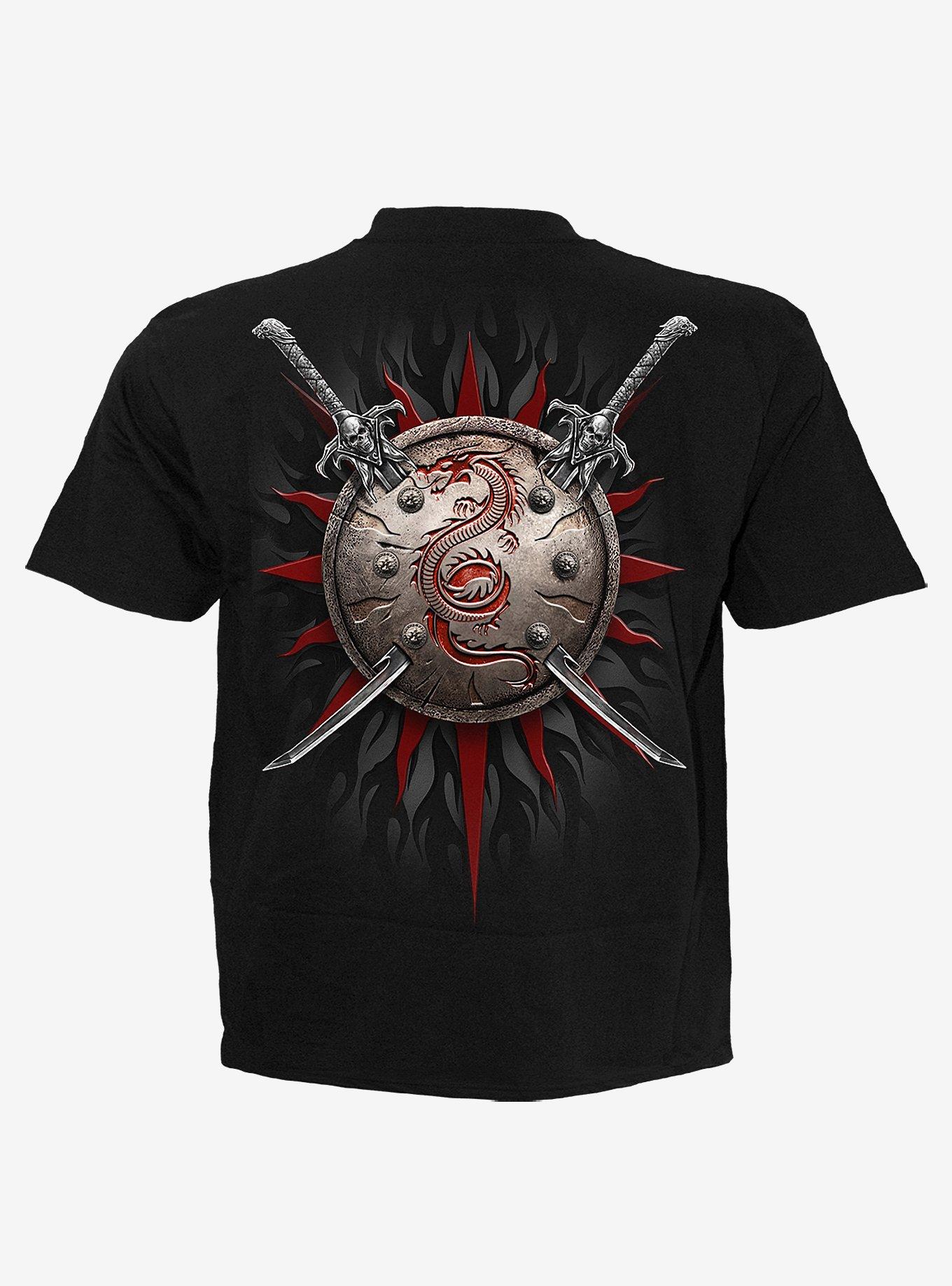 Mystical Dragon Black T-Shirt, , hi-res