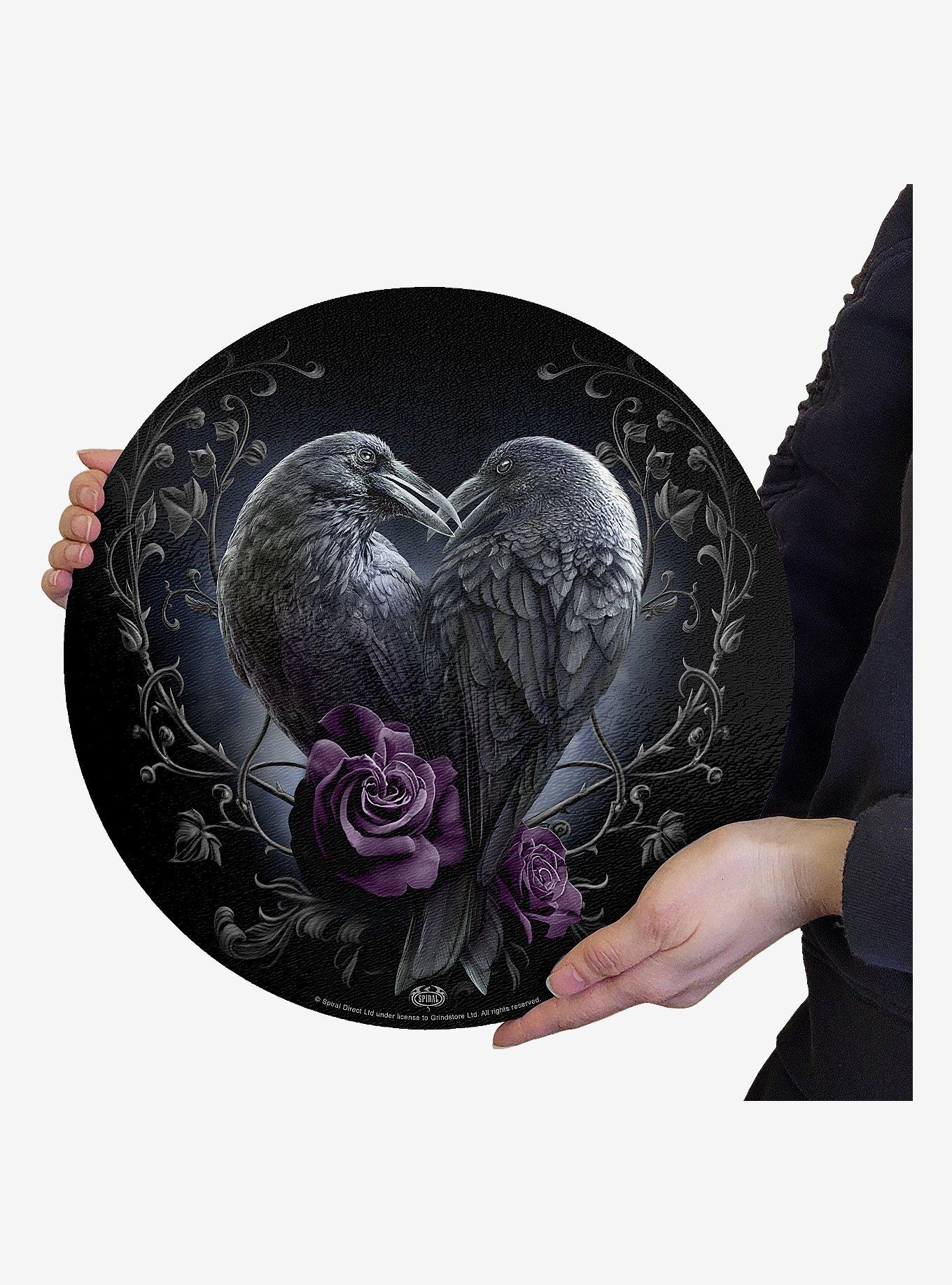 Raven Heart Glass Chopping Board, , hi-res