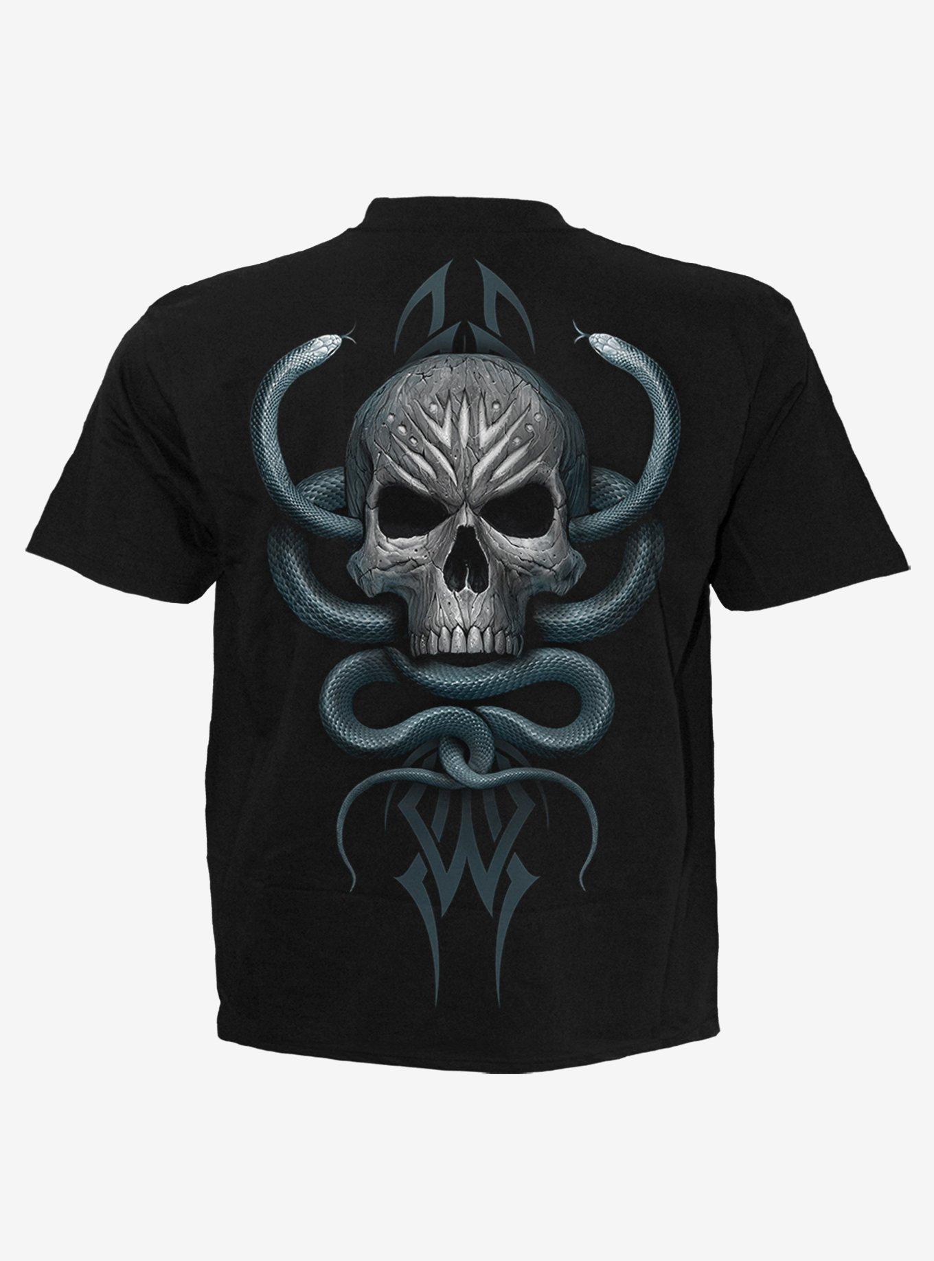 Stone Gaze Black T-Shirt, BLACK, alternate