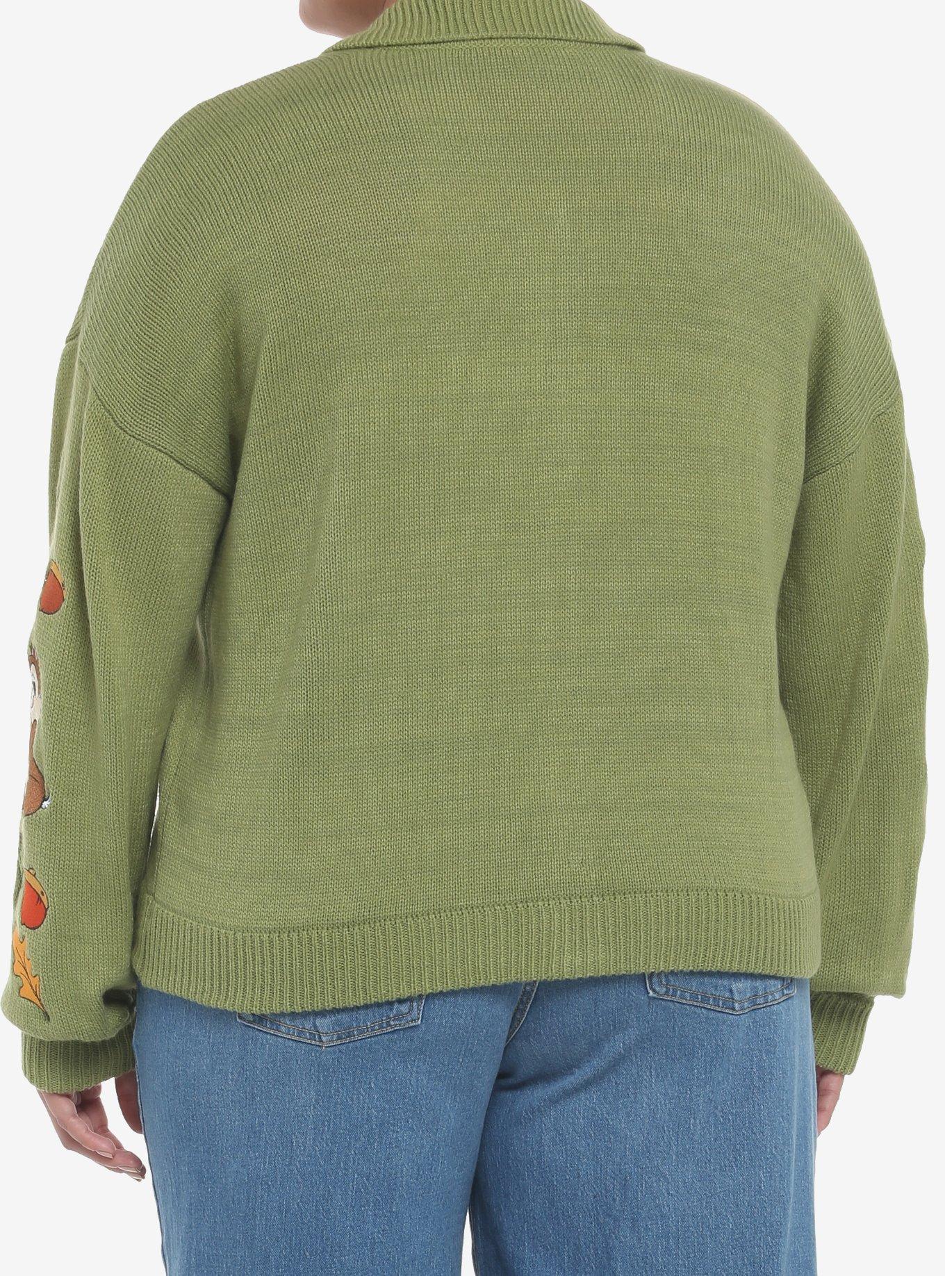 Disney Chip 'N' Dale Collar Cardigan Plus Size, MULTI, alternate