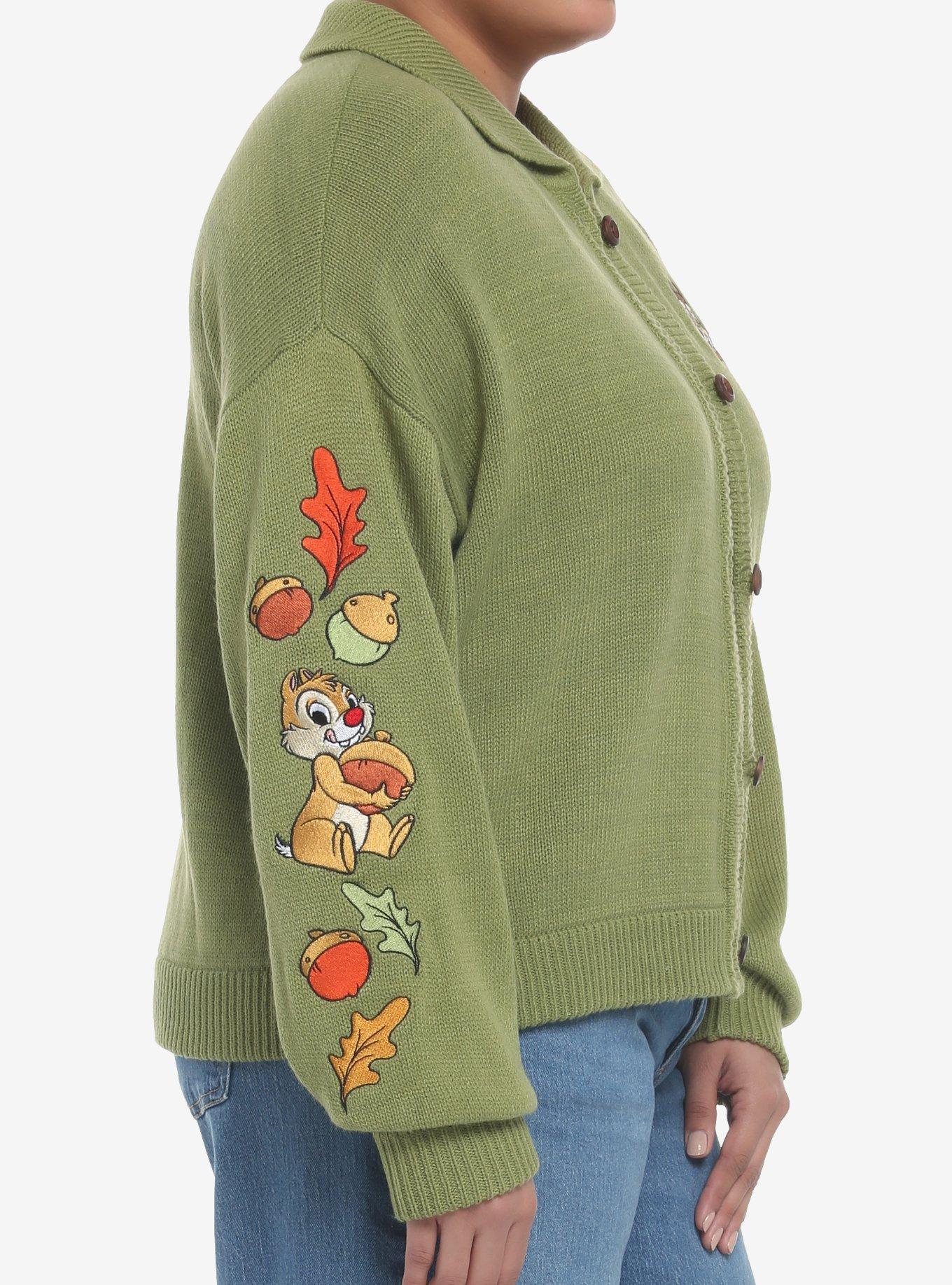 Disney Chip 'N' Dale Collar Cardigan Plus Size, MULTI, alternate