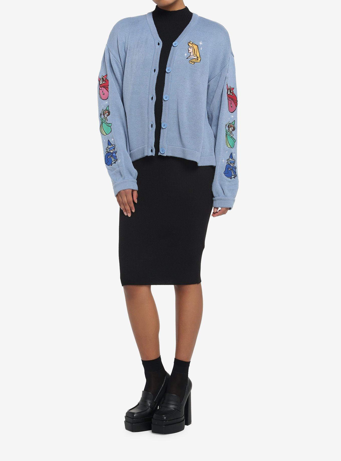 Disney Sleeping Beauty Aurora & Fairies Skimmer Cardigan, MULTI, alternate
