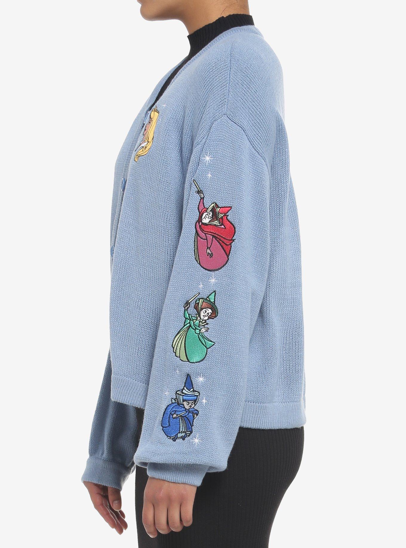 Disney Sleeping Beauty Aurora & Fairies Skimmer Cardigan, MULTI, alternate
