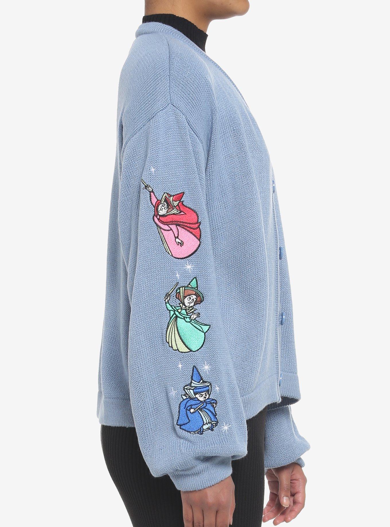 Disney Sleeping Beauty Aurora & Fairies Skimmer Cardigan, MULTI, alternate