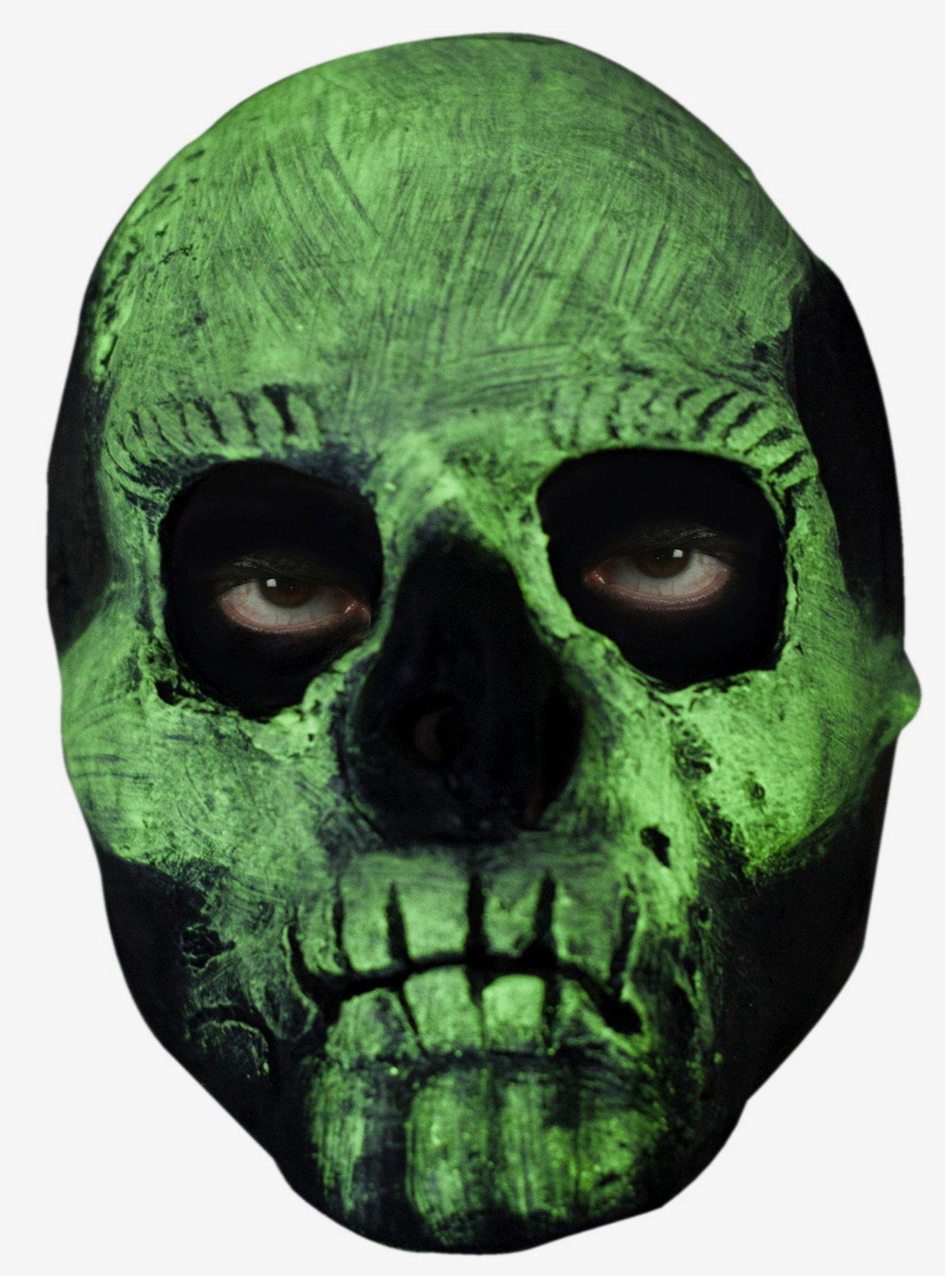 Glow in the Dark Skull Mask, , hi-res