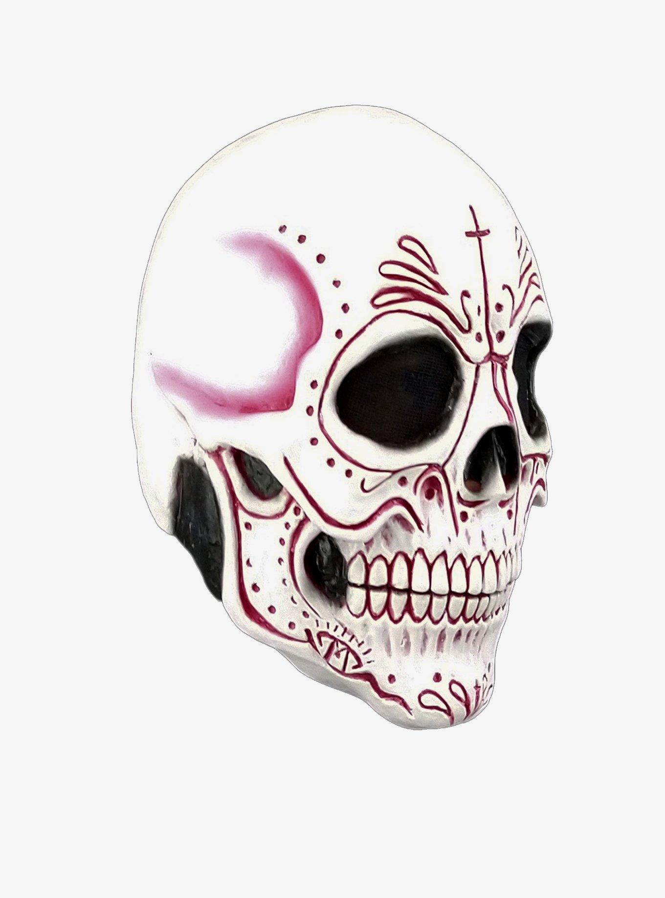 Mexican Catrina Skull Day of the Dead Mask, , alternate