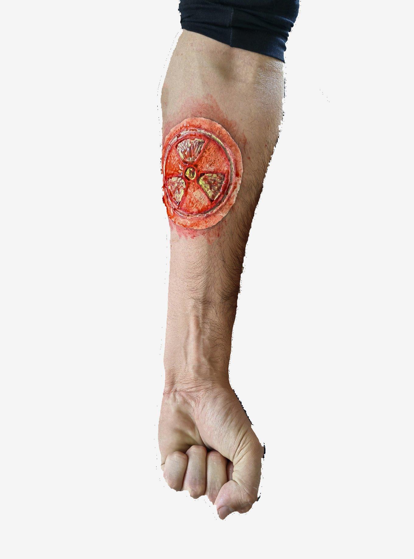 Radioactive Wound Make Up Prop, , alternate