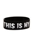 This Is My Costume Rubber Bracelet, , alternate