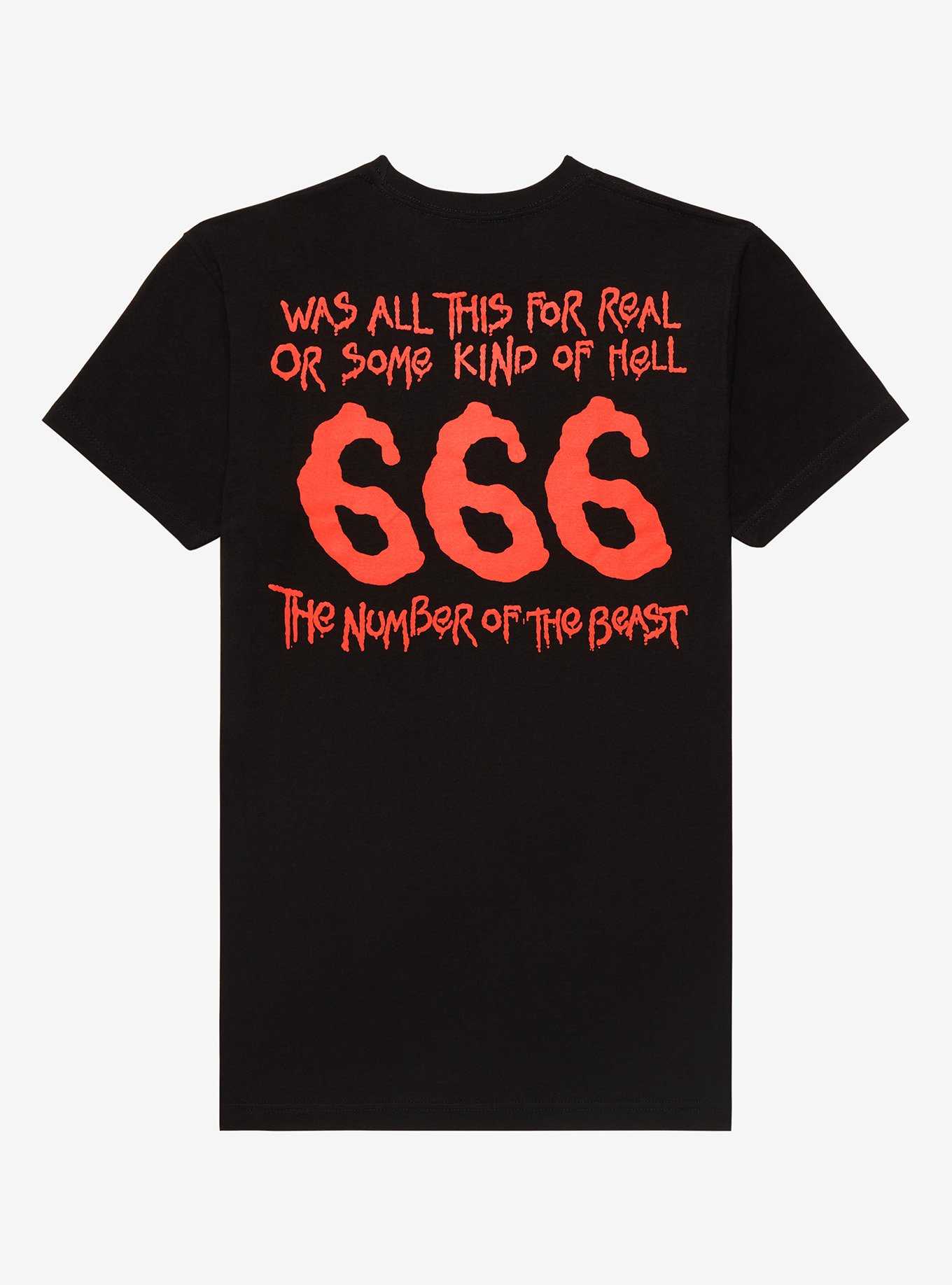 Iron Maiden The Number Of The Beast Lyrics T-Shirt, , hi-res