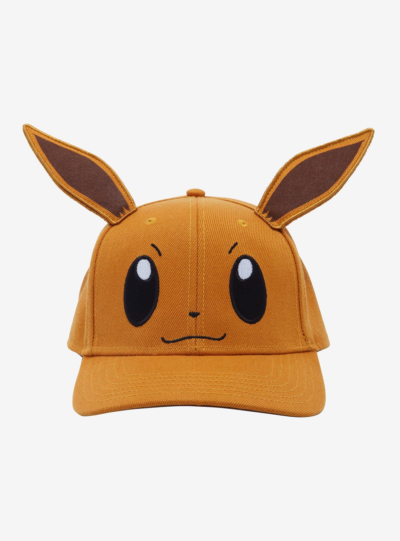 Pokemon Eevee 3D Ears Snapback Hat, , alternate