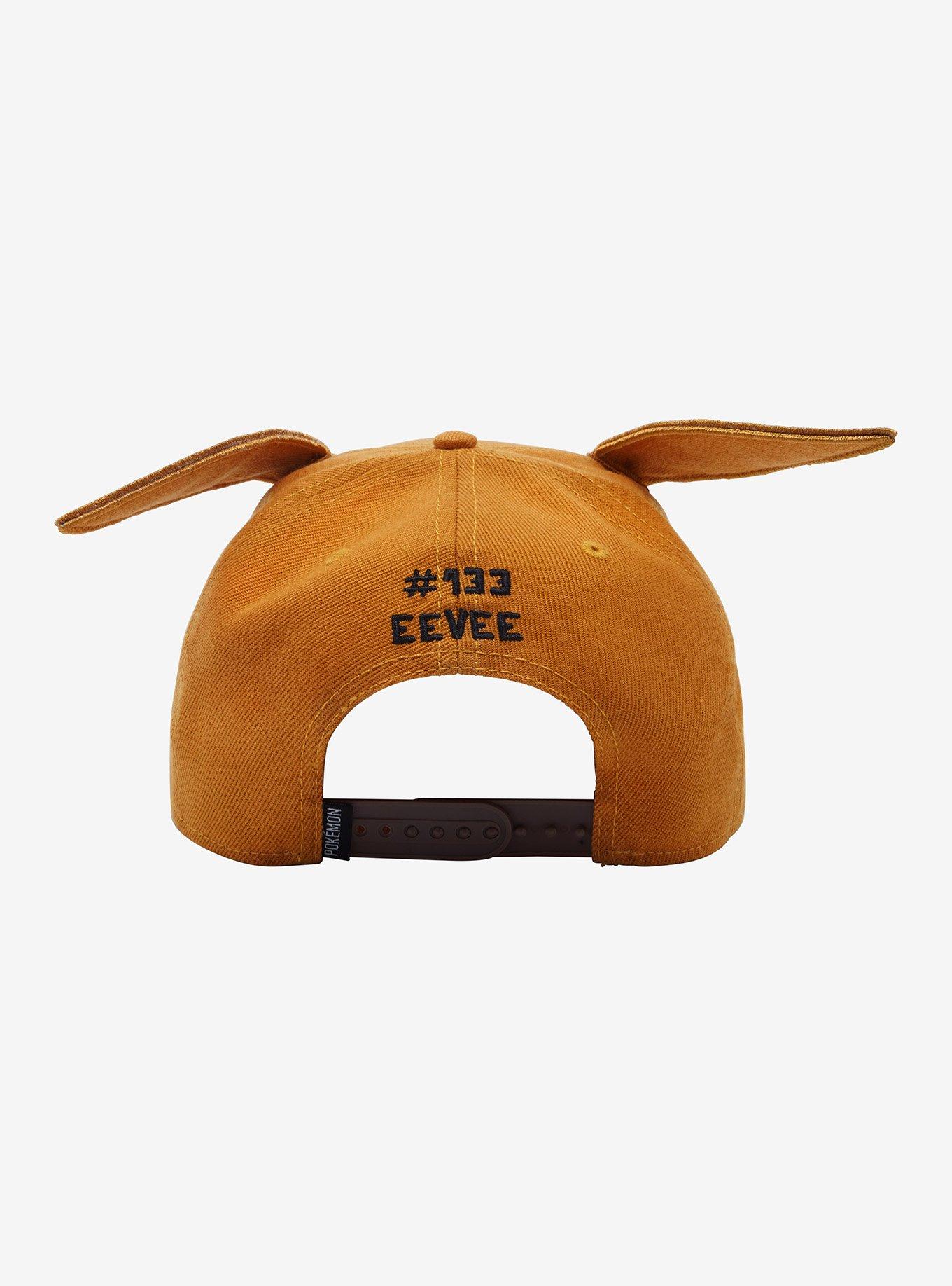 Pokemon Eevee 3D Ears Snapback Hat, , alternate