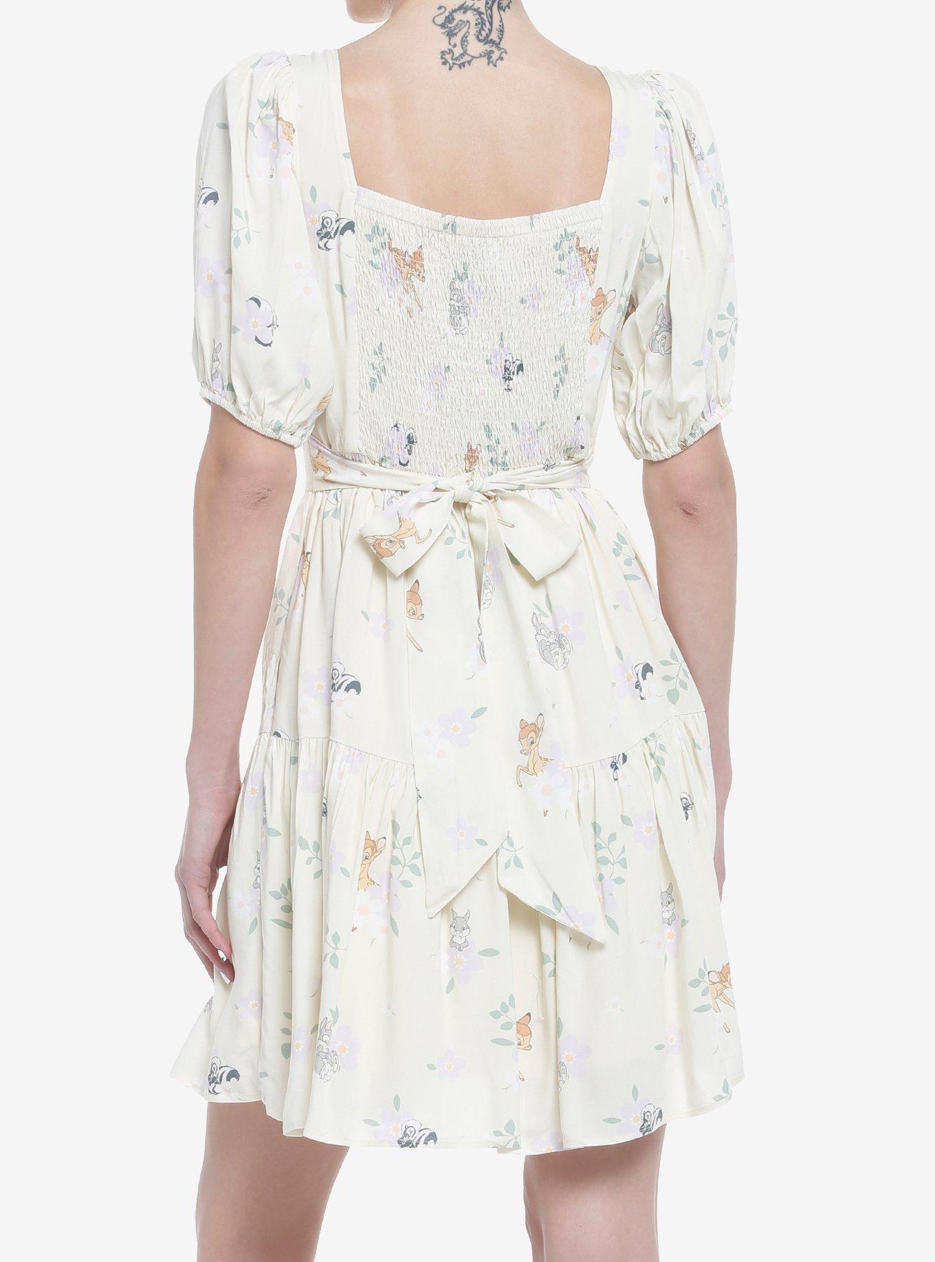 Her Universe Disney Bambi Floral Sweetheart Tiered Dress, MULTI, alternate